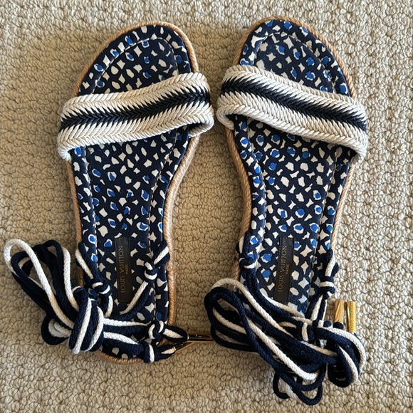Louis Vuitton espadrille sandals - Picture 1 of 5